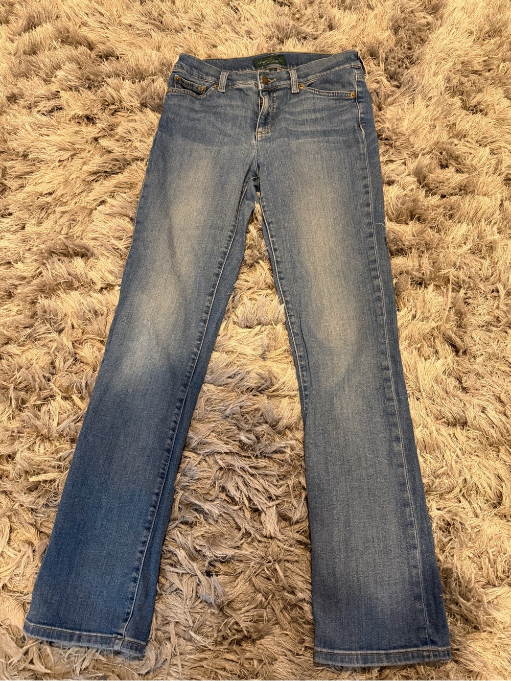 Lauren Jeans Co. Ralph Lauren Light Blue classic straight jeans
